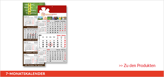Kategorie 7-Monatskalender