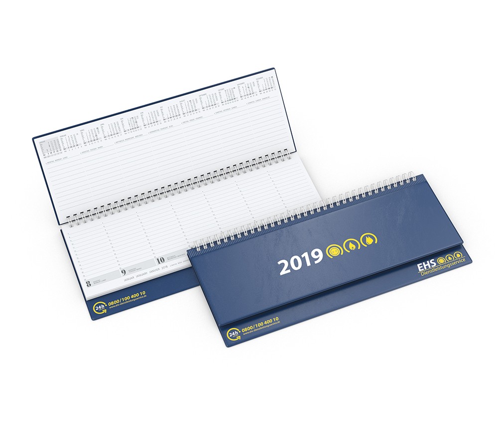 Mini Querkalender 2026 Mit Spiralbindung - 14,5x9 Cm, 128 Seiten Für Schreibtisch & Unterwegs