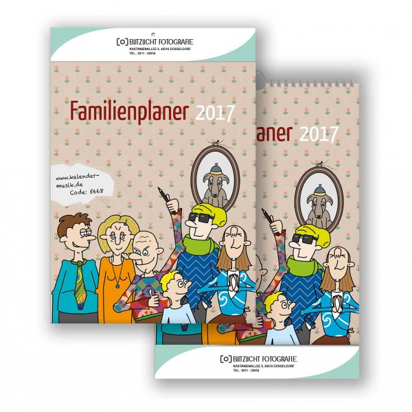 Bildkalender Modell Familienplaner