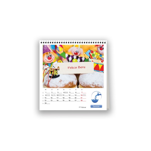 Bildkalender Modell PictureName Postcard