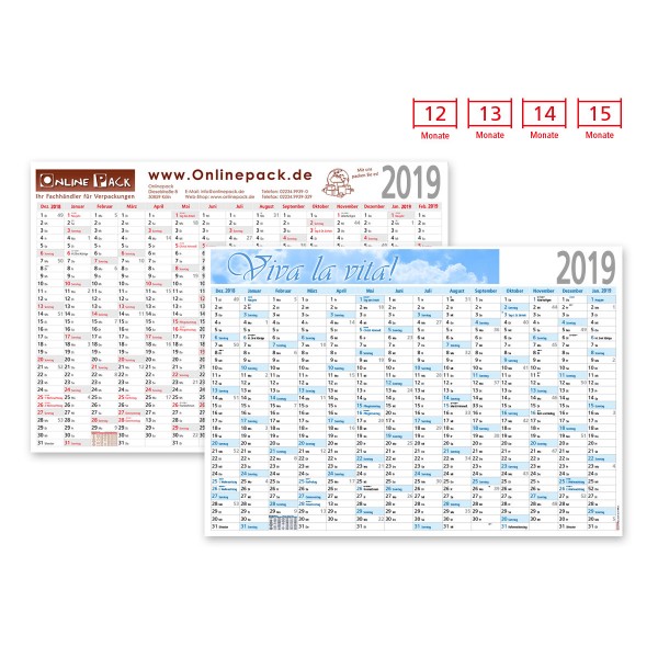 Plakatkalender Modell Alpen