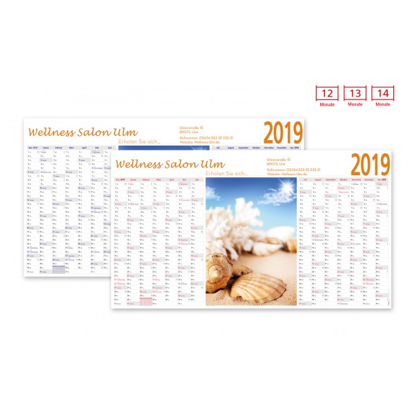 Plakatkalender Modell Everest Ad