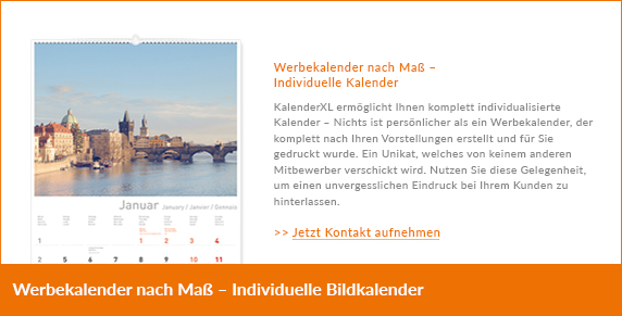 Individuelle Bildkalender